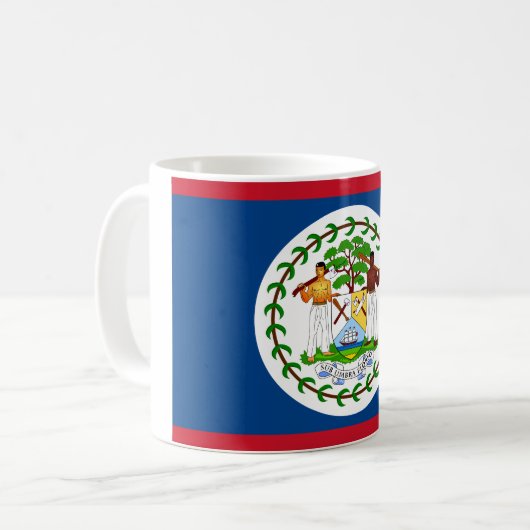 Mug Drapeau du Belize (Devant gauche)