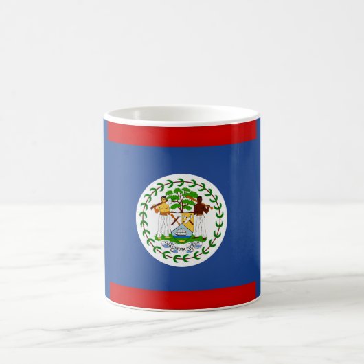 Mug Drapeau du Belize cool (Centre)