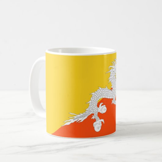 Mug Drapeau du Bhoutan (Devant gauche)