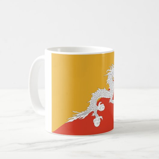 Mug Drapeau du Bhoutan (Devant gauche)