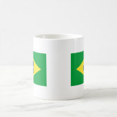 Mug drapeau du Brésil (Centre)