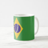 Mug Drapeau du Brésil (Devant droit)