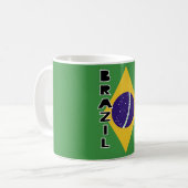 Mug Drapeau du Brésil (Devant gauche)