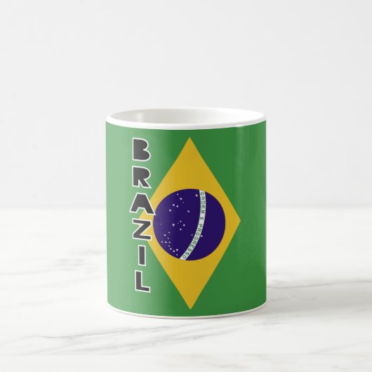 Mug Drapeau du Brésil (Centre)