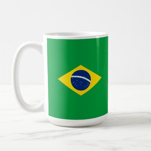 Mug Drapeau du Brésil (Gauche)