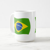 Mug Drapeau du Brésil (Devant gauche)