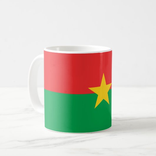 Mug Drapeau du Burkina Faso (Devant gauche)