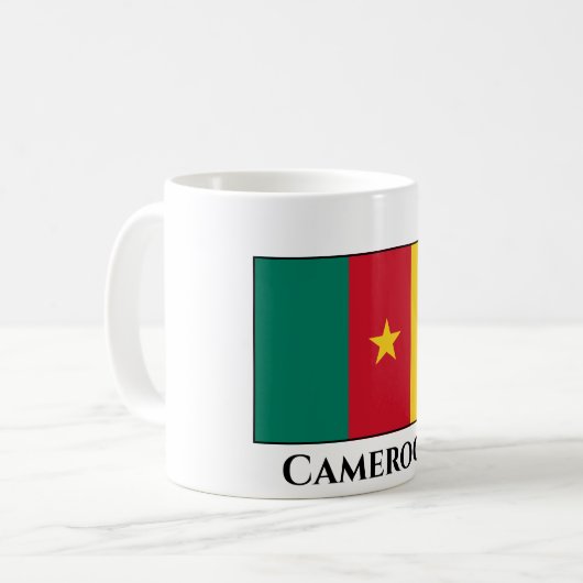 Mug Drapeau du Cameroun (Devant gauche)