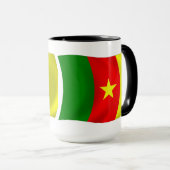 Mug Drapeau du Cameroun (Devant droit)