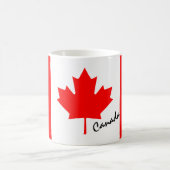 Mug Drapeau du Canada à feuille d'érable rouge vif (Centre)