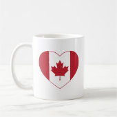 Mug Drapeau du Canada Café-Coeur (Gauche)