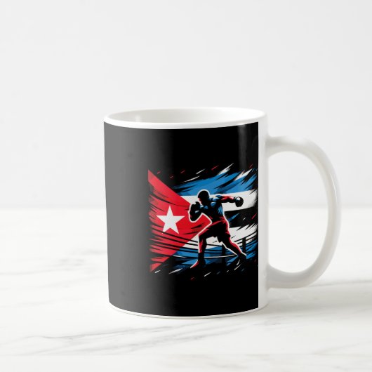Mug Drapeau du champion cubain de boxe (Droite)