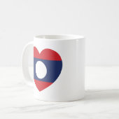 Mug Drapeau du coeur laotien (Devant gauche)