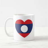 Mug Drapeau du coeur laotien (Gauche)