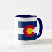 Mug Drapeau du Colorado (Devant droit)