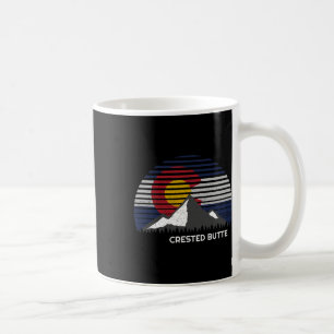 Mug Drapeau du Colorado de la Butte Crested