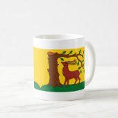 Mug Drapeau du comté historique de Berkshire Coffee Mu (Devant droit)