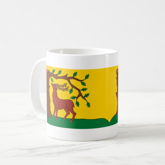 Mug Drapeau du comté historique de Berkshire Coffee Mu (Devant gauche)