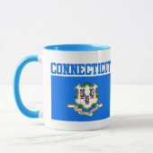 Mug Drapeau du Connecticut (Gauche)