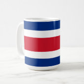 Mug Drapeau du Costa Rica (Devant gauche)