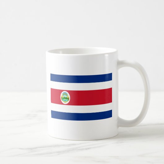 Mug Drapeau du Costa Rica (Droite)