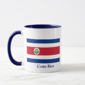Mug drapeau du Costa Rica (Gauche)