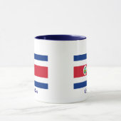 Mug drapeau du Costa Rica (Centre)