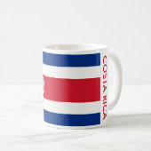 MUG DRAPEAU DU COSTA RICA (Devant droit)
