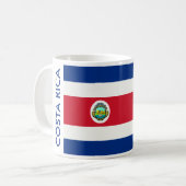 MUG DRAPEAU DU COSTA RICA (Devant gauche)