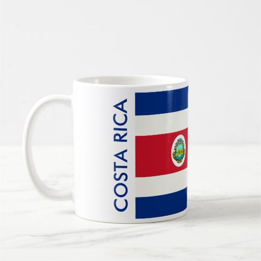 MUG DRAPEAU DU COSTA RICA (Gauche)