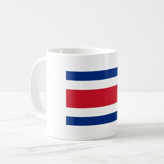 Mug Drapeau du Costa Rica (Devant gauche)