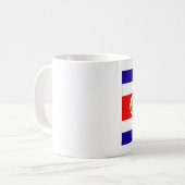 Mug Drapeau du Costa Rica (Devant gauche)