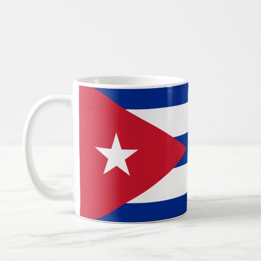 Mug Drapeau du Cuba (Cubain) (Gauche)