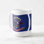 Mug Drapeau du Dakota du Nord (Devant gauche)