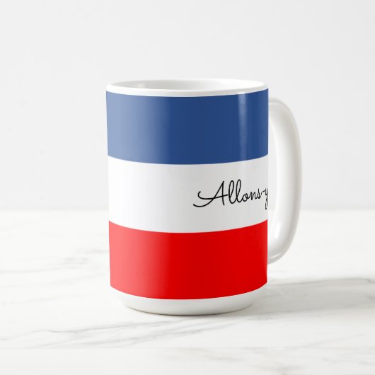 Mug Drapeau du Dallaire de France (Devant droit)