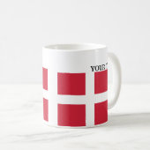Mug Drapeau du Danemark (Devant droit)