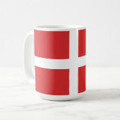 Mug Drapeau du Danemark (Devant gauche)
