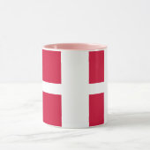 Mug Drapeau du Danemark ou drap danois (Centre)