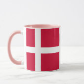 Mug Drapeau du Danemark ou drap danois (Gauche)