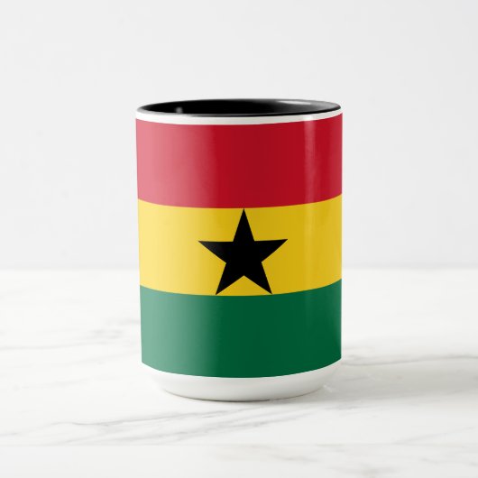 Mug Drapeau du Ghana (Centre)