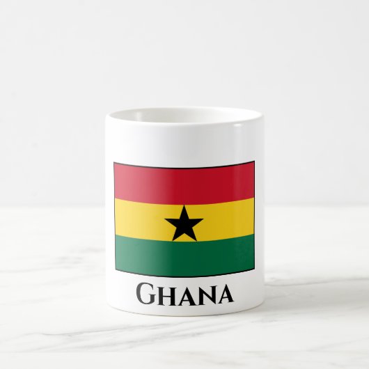 Mug Drapeau du Ghana (Centre)