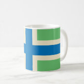 Mug Drapeau du Gloucestershire (comté du Royaume-Uni) (Devant droit)