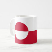 Mug Drapeau du Groenland (Devant gauche)