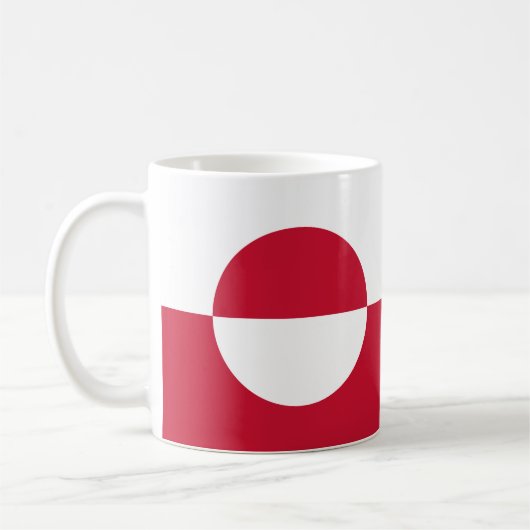 Mug Drapeau du Groenland (Gauche)