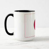 Mug Drapeau du Japon : Hinomaru, Nisshōki, Red Rising (Gauche)
