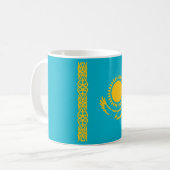 Mug Drapeau du Kazakhstan cool (Devant gauche)