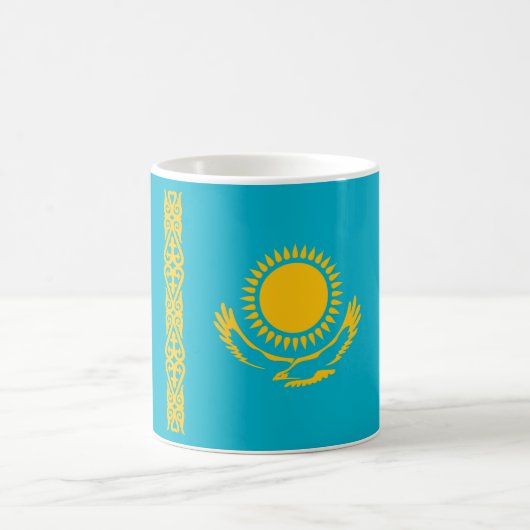 Mug Drapeau du Kazakhstan cool (Centre)