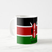 Mug Drapeau du Kenya, Afrique (Devant gauche)