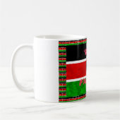 Mug Drapeau du Kenya : Tuko Pamoja - Design d'art de l (Gauche)