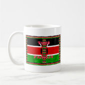 Mug Drapeau du Kenya : Tuko Pamoja - Design d'art de l (Gauche)